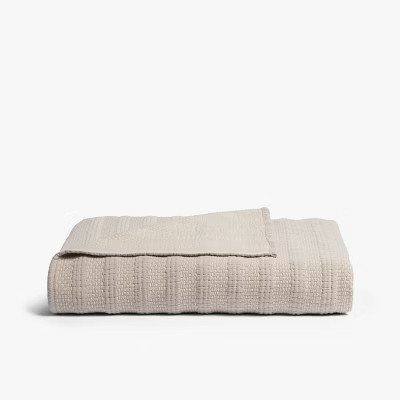 Desert Stripe Bed Blanket Queen/King Natural - Parachute for Target | Target