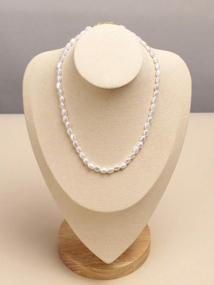 1 st Elegante Faux Parel Kralen Ketting Voor Vrouwen Voor Dagelijkse Decoratie | SHEIN