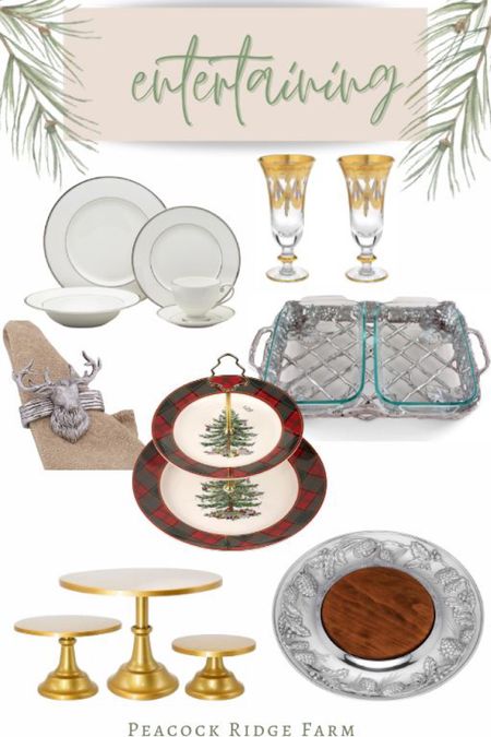 Get inspired for your holiday entertaining needs this year with these perfect gift ideas from Peacock Ridge Farm. We’ve got everything you need for a gorgeous dinner set up, from timeless platinum dinnerware to hand-painted, vintage, crystal champagne, flutes and so much more!

#LTKGiftGuide #LTKSeasonal #LTKHoliday