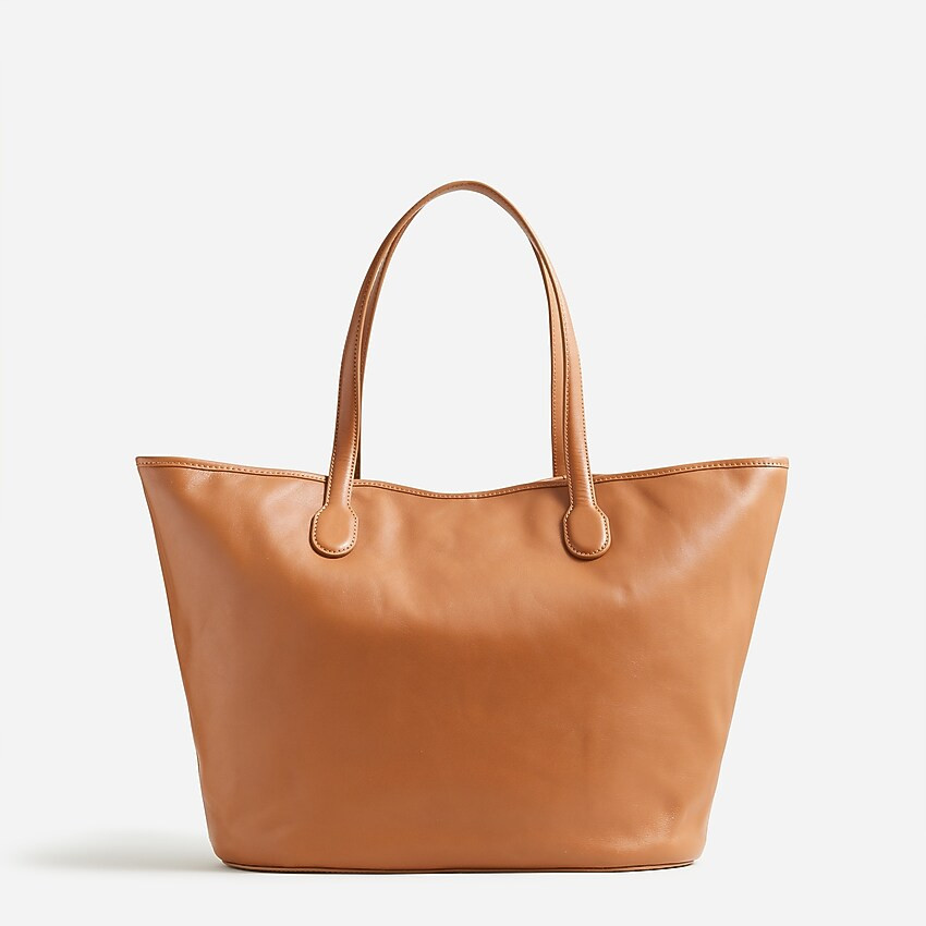 Berkeley tote in leather and suede | J. Crew US