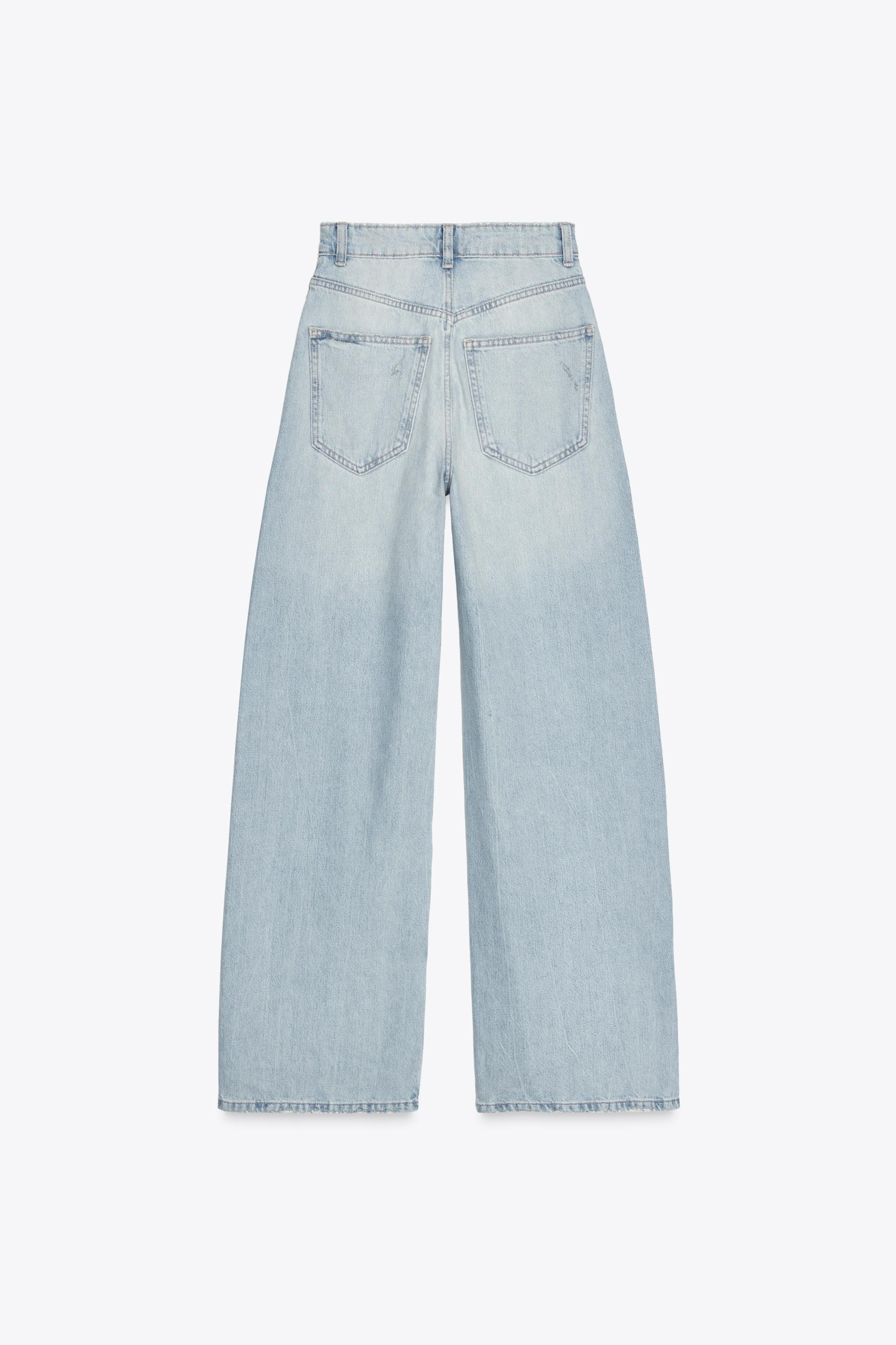 TRF HIGH WAIST EXTRA WIDE LEG JEANS | Zara US