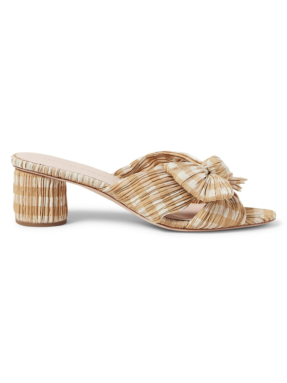 Loeffler Randall Emilia Gingham Mule Sandals | Saks Fifth Avenue