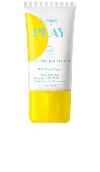 Supergoop! PLAY 100% Mineral Lotion SPF 50 with Green Algae 1 fl. oz. in Beauty: NA. | Revolve Clothing (Global)