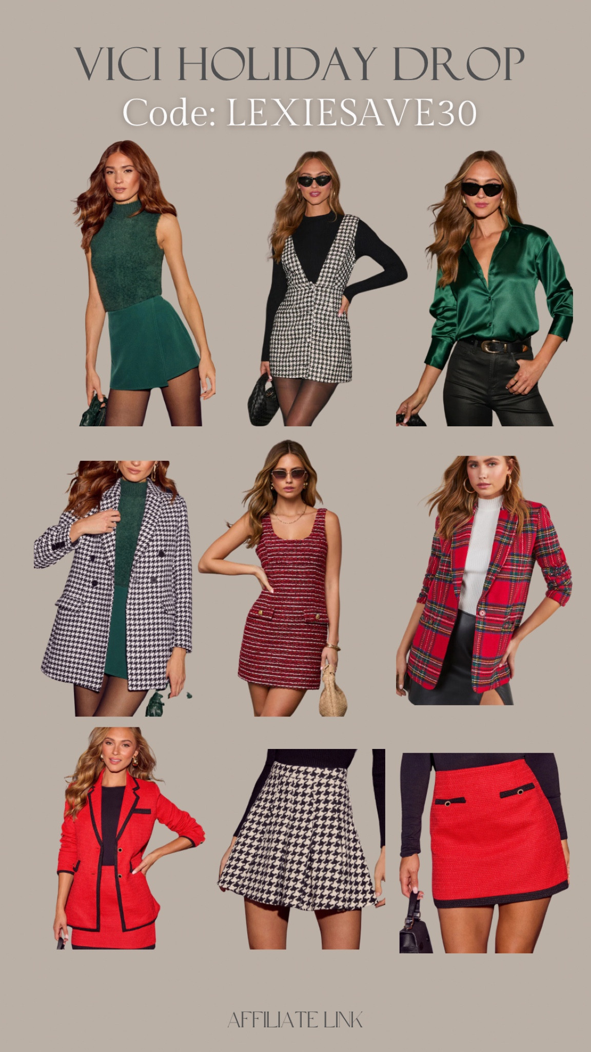 Living for the Vici holiday drop! 

Code: LEXIESAVE30 

#LTKStyleTip #LTKHoliday #LTKFindsUnder100