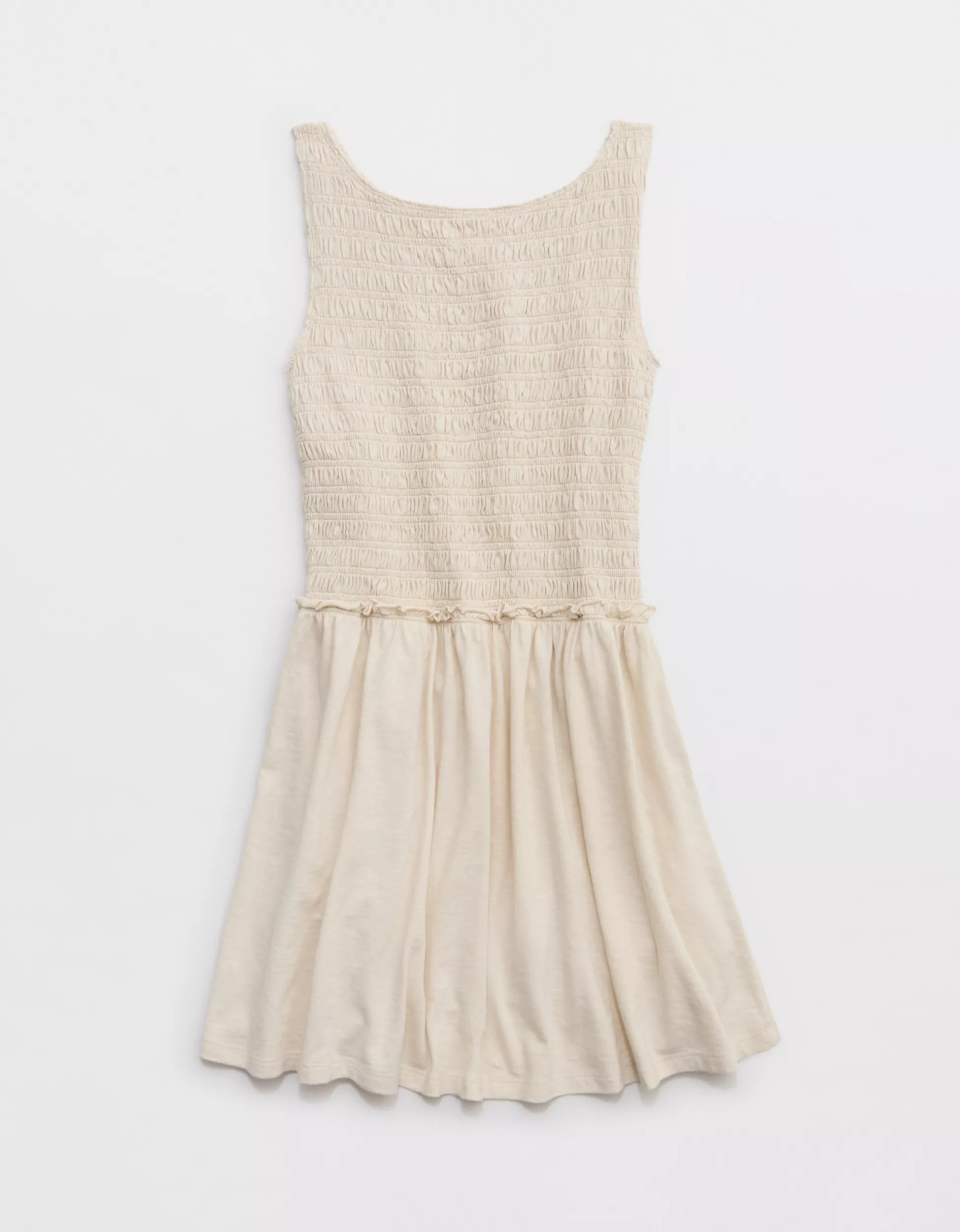 Aerie Happiest Smocked Mini Dress | Aerie