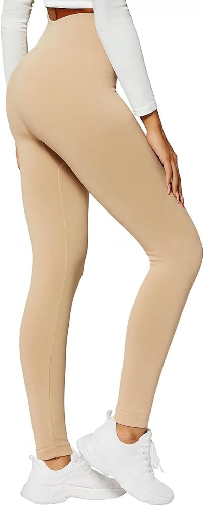 Conceited Fleece Lined Leggings in New Sweater Knit and 20+ Colors (Available in Plus Size) | Amazon (US)