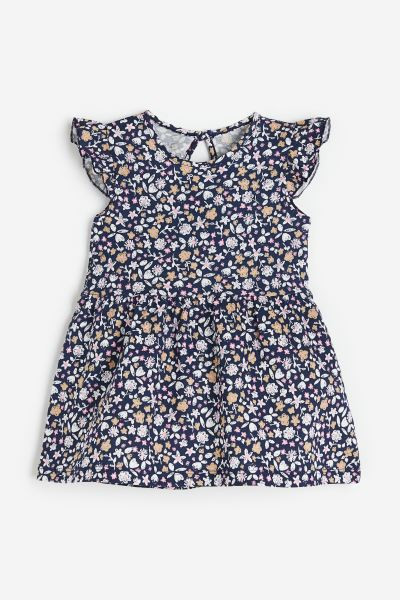 Ruffle-trimmed Jersey Dress | H&M (US + CA)