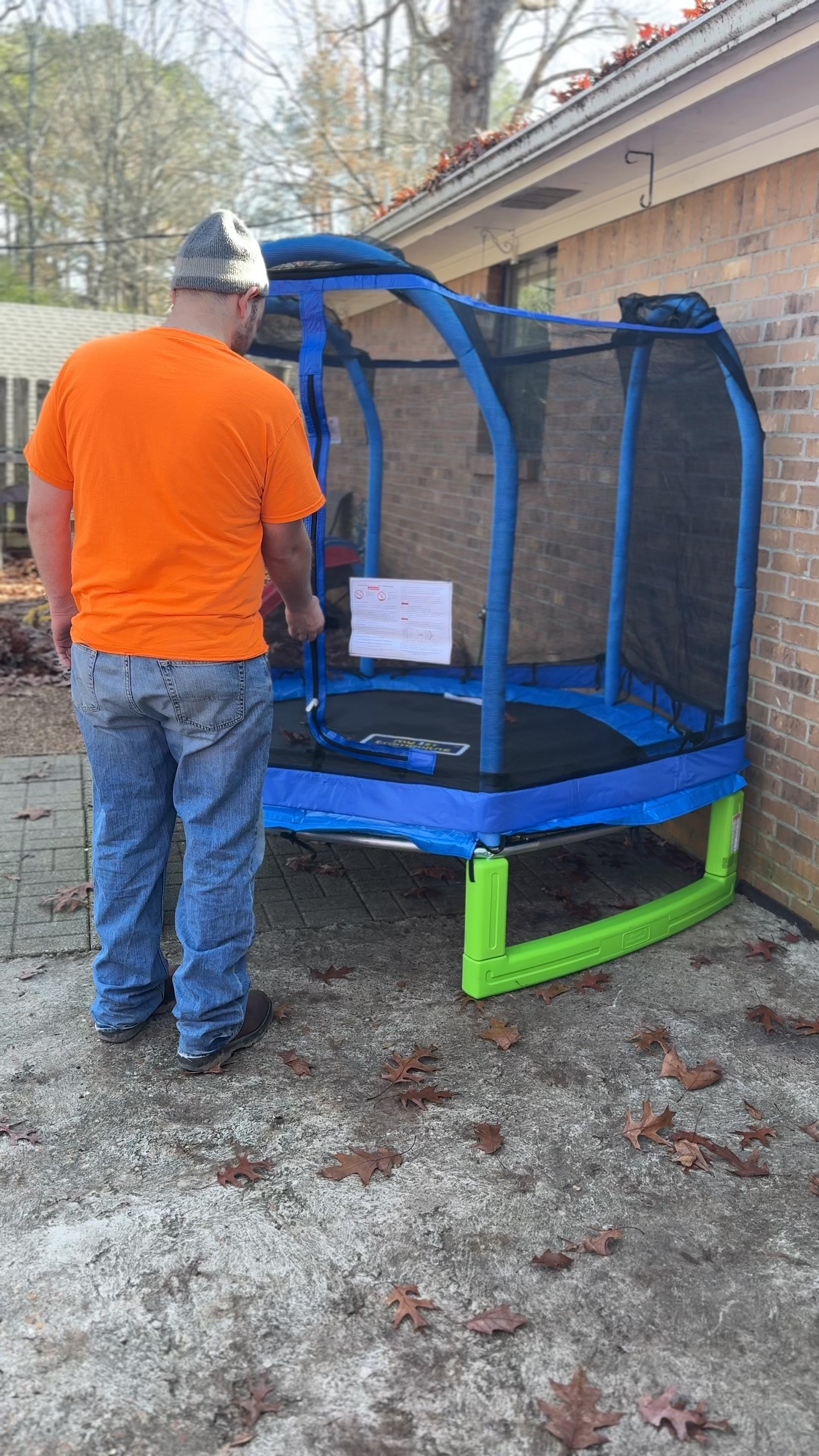 My kids are going to be sooo excited to see this 7 ft trampoline on Christmas morning!!!! Such a good deal! 

#LTKSaleAlert #LTKFamily #LTKKids