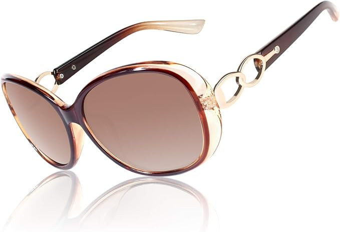 CGID Trendy Oversized Sunglasses for Women Ladies Polarized Sun Glasses UV400 Protection Big Fram... | Amazon (CA)