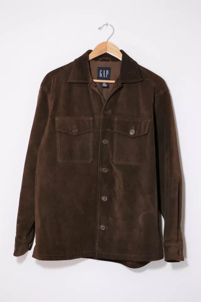 Vintage Gap Suede Shirt Jacket | Urban Outfitters (US and RoW)