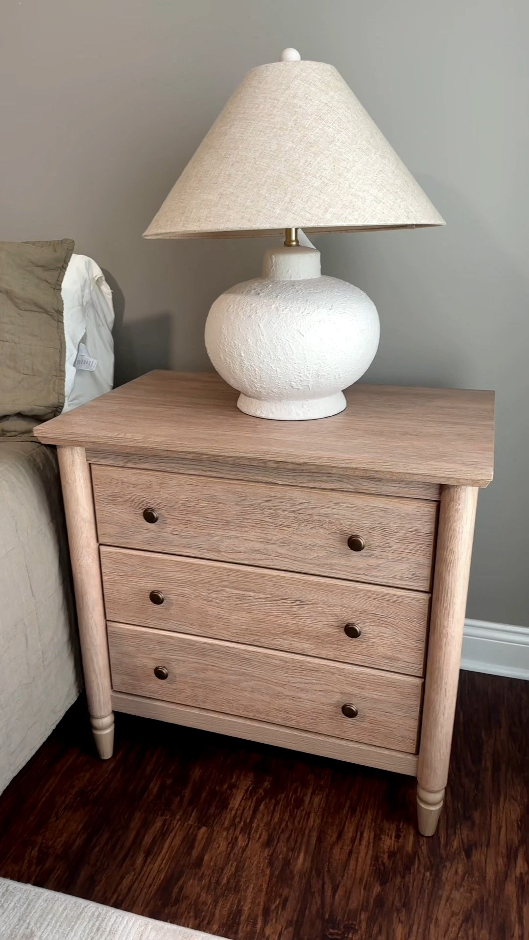 The #viral look for less - my Texas House nightstands for under $200. They are oversized, heavy, and easy to assemble. Talk about impressed, obsessed, and the perfect color🤭 

#LTKHome