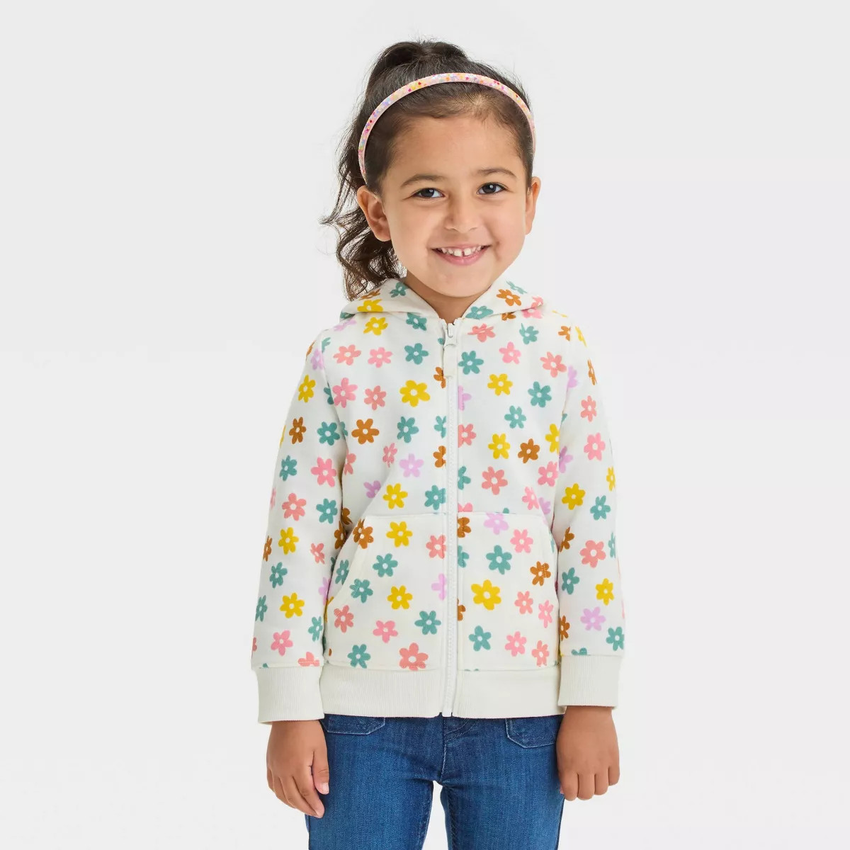 Toddler Fleece Zip-Up Sweatshirt - Cat & Jack™ | Target