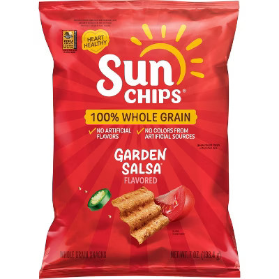 SunChips Garden Salsa Flavored Wholegrain Snacks - 7oz | Target