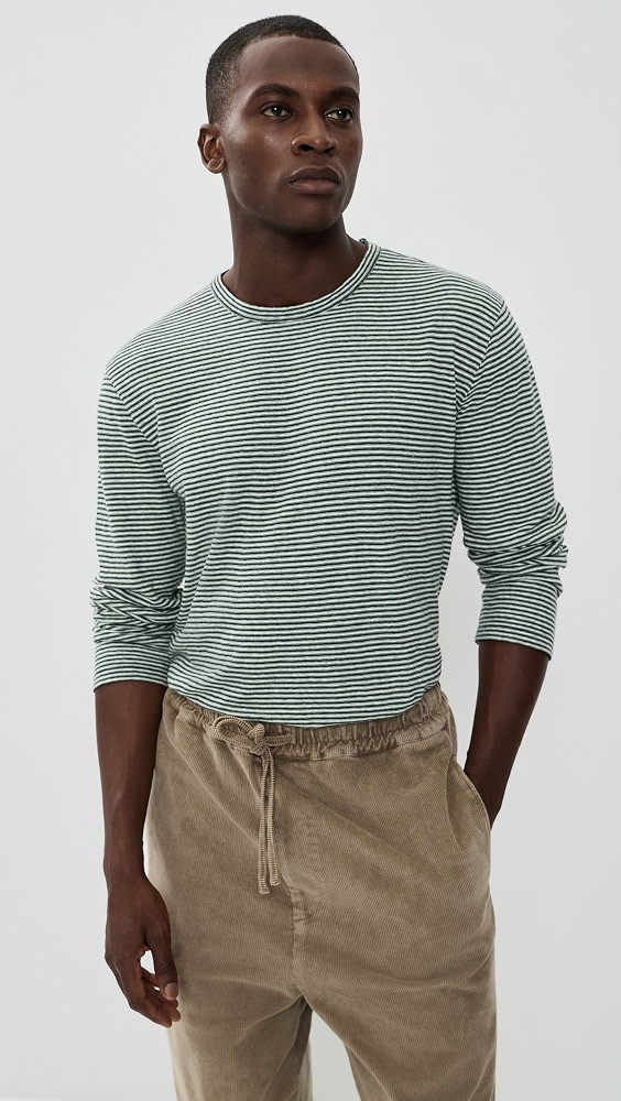 Cotton Linen Stripe Tee | Shopbop