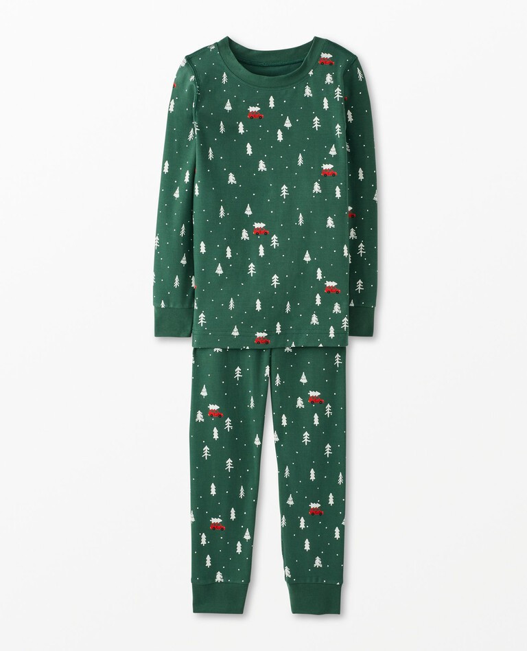 Kids Holiday Long John Pajama Set in HannaSoft™ | Hanna Andersson