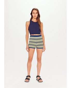 David Jones The Upside Porto Aster Shortie in Stripe, Size Large | David Jones (Australia & New Zealand)