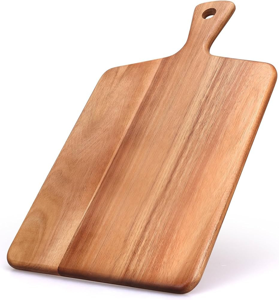 Gtencemen Acacia Wood Cutting Board with Handle Best Cheese for Charcuterie Board Kitchen Wooden ... | Amazon (US)