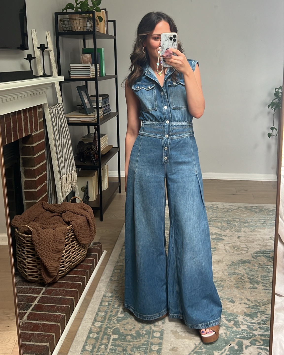Free People denim jumpsuit! Size up one I’m in a 2. Nashville outfit inspo!

#LTKtravel #LTKSeasonal #LTKstyletip