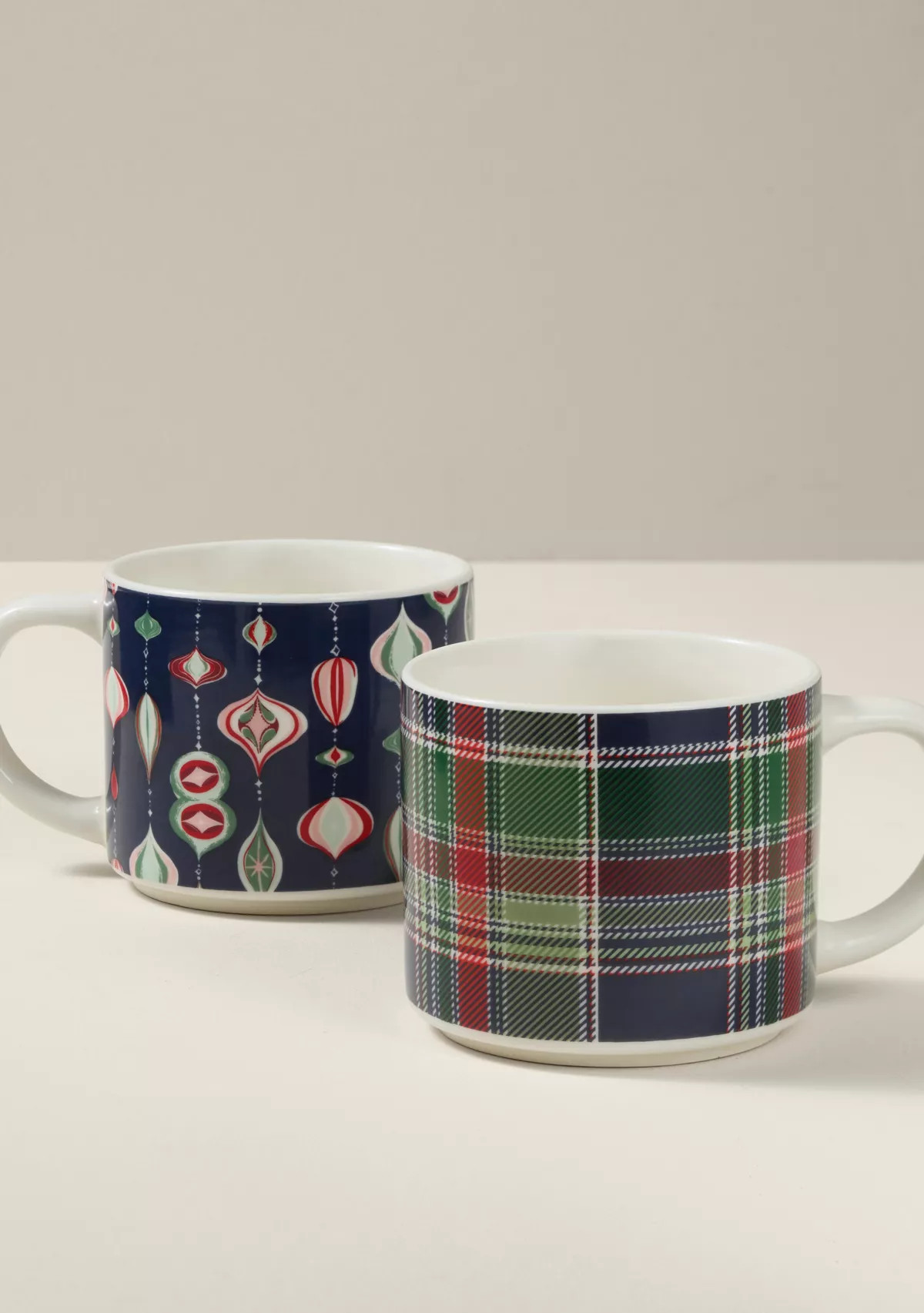 Sewing Down South x Crown & Ivy™ Holiday Stackable Mugs - Set of 2 | Belk