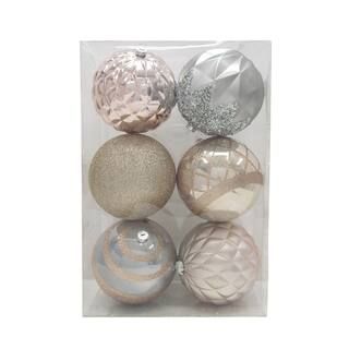 6ct. Metallic Plastic Ball Ornaments by Ashland® | Michaels Stores