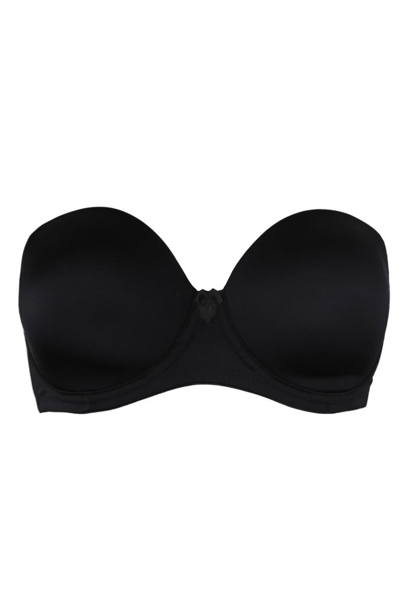 Definitions Lightly Padded Multiway Strapless Bra - Black | Pour Moi