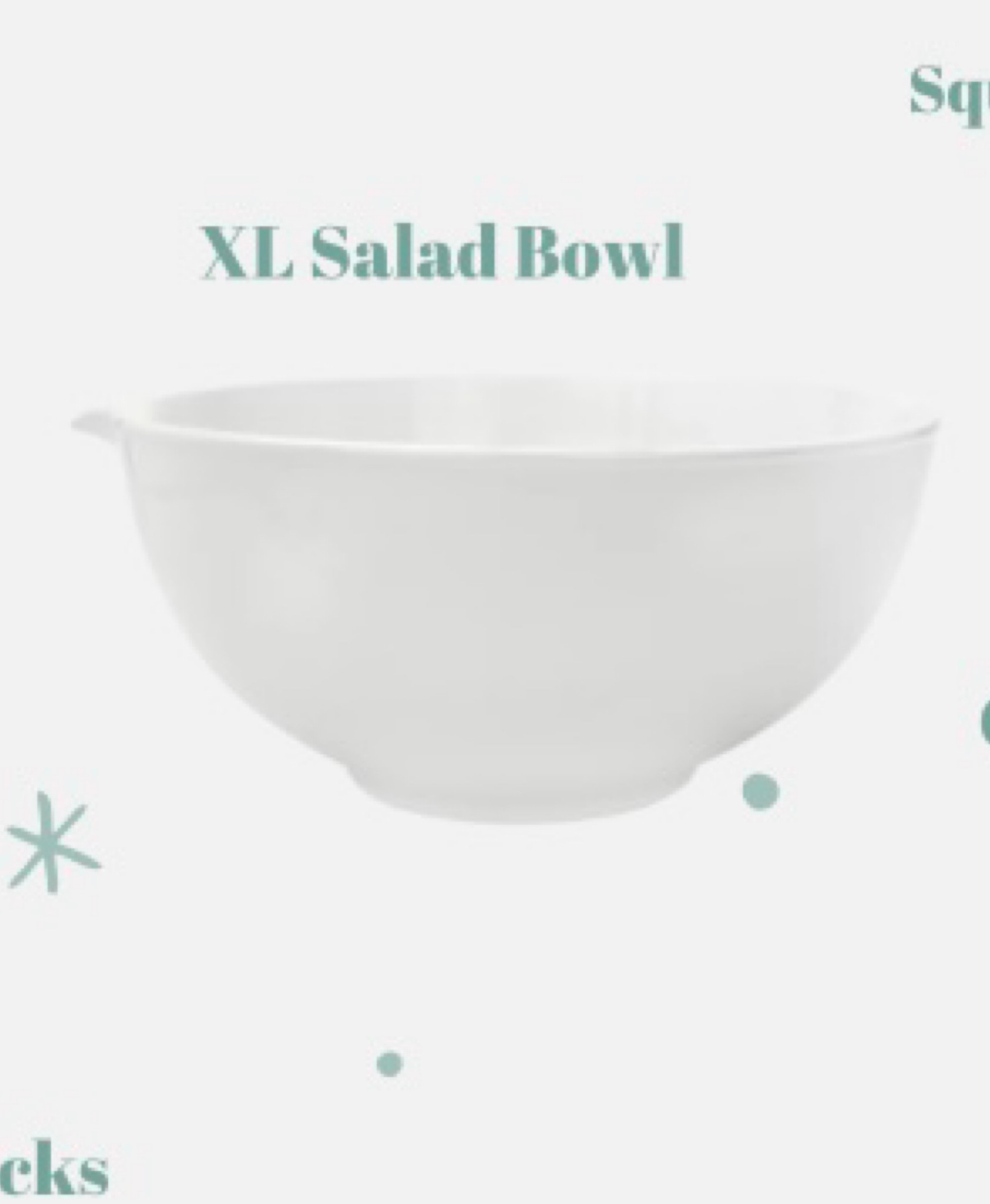 xl salad bowl for a great price!