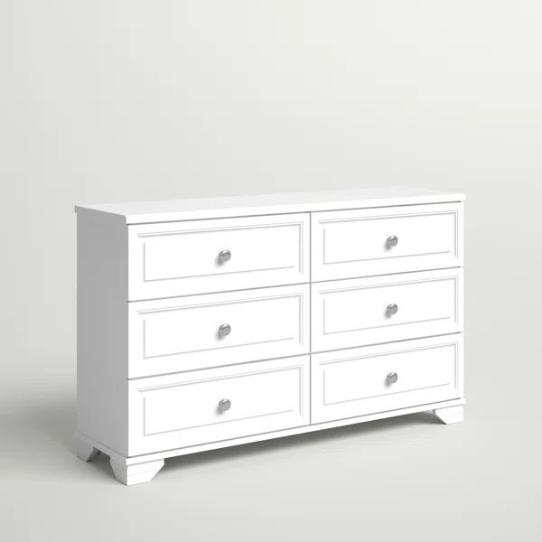 Essex 53.1'' Wide 6 - Drawer Double Dresser | Wayfair North America