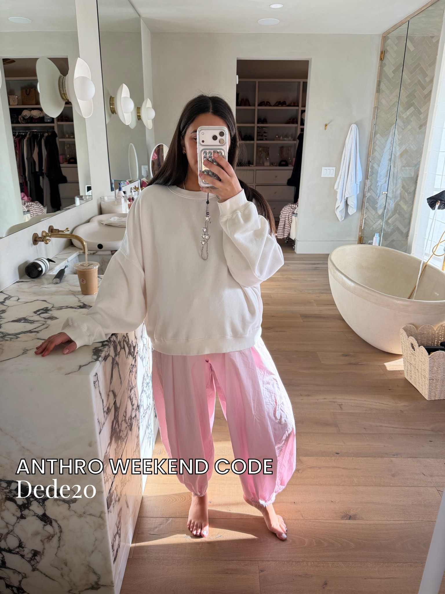 Dede20 gets 20% off orderes over $100! With code these pants comes out to $86, originally $108👏🏼

Top: large 
Pants: large 

#LTKSaleAlert #LTKootd #LTKdayinmylife