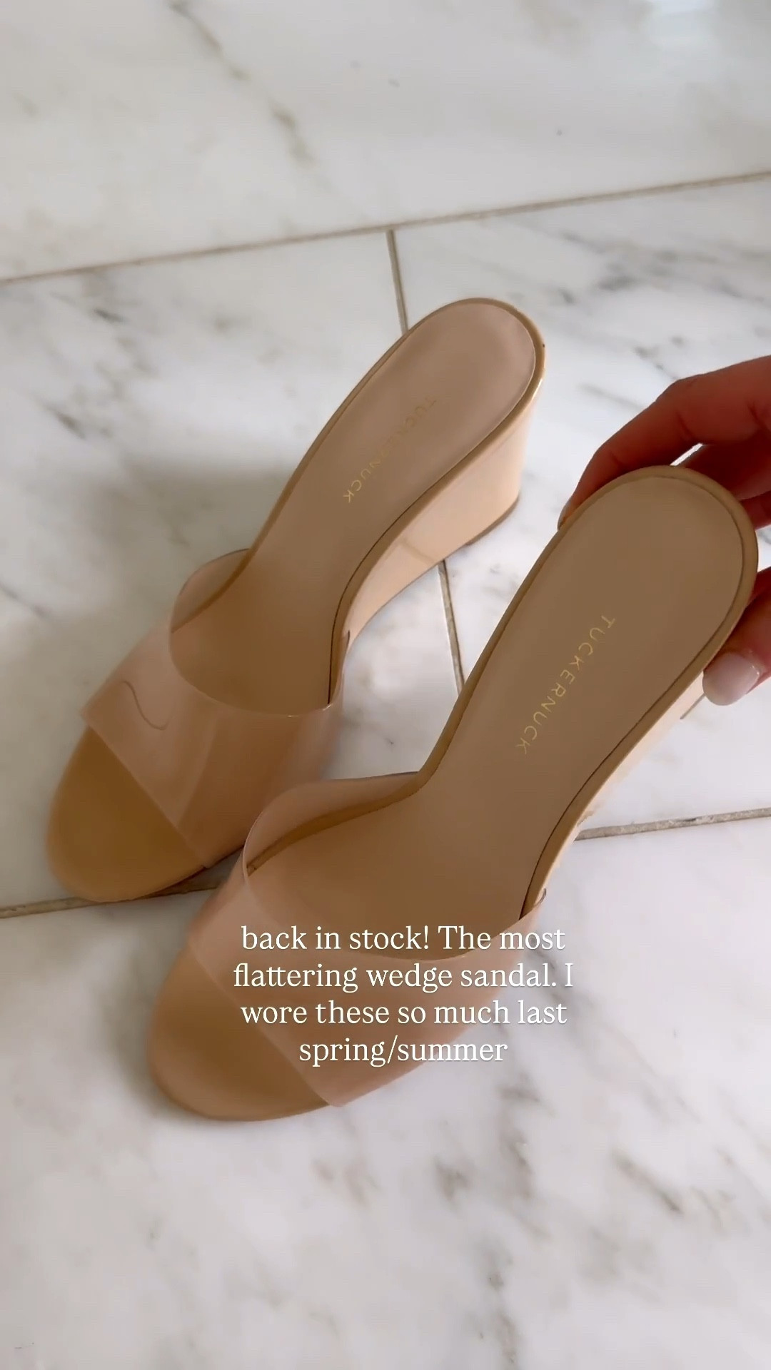 Restock alert! One of my most worn heels for spring/dummer and so comfortable 