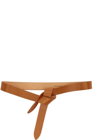 Isabel MarantBrown Lecce Belt191600F001011$123.59 USD $111 USDBuffed leather belt in 'natural' br... | SSENSE 