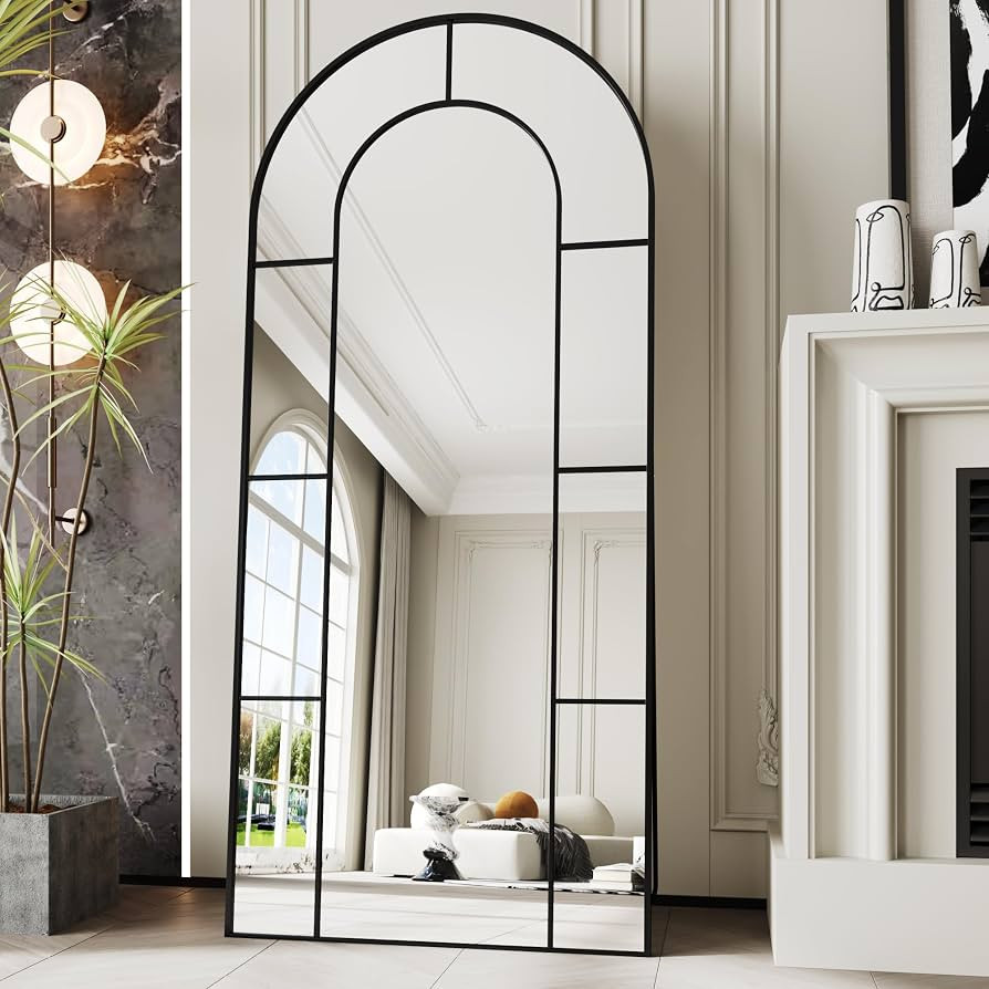 Floor Length Mirror,Nano Glass Oversized Mirror Full Length,34"x76" Window Mirrors,Standing Mirro... | Amazon (US)