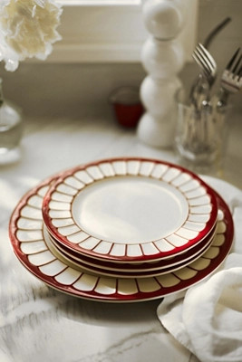 The Latte Stoneware Side Plates, Set of 4: Boulevard Edition | Anthropologie (US)