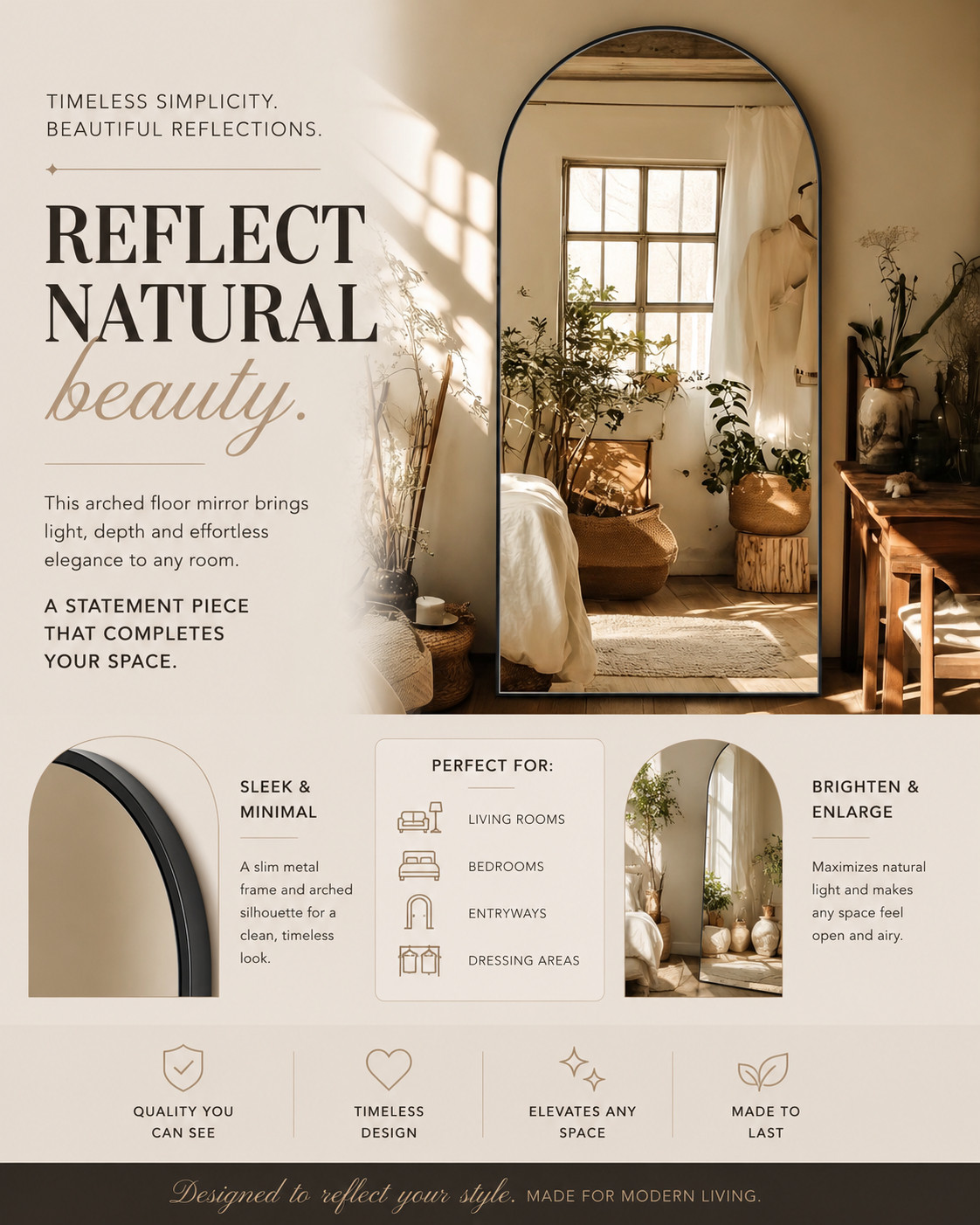 The kind of piece that makes the whole room feel finished. ✨

#LTKHome #HomeDecor #MirrorFinds #NeutralHome #ElevatedInteriors #HomeInspo 

 #LTKU #LTKHome #LTKSaleAlert