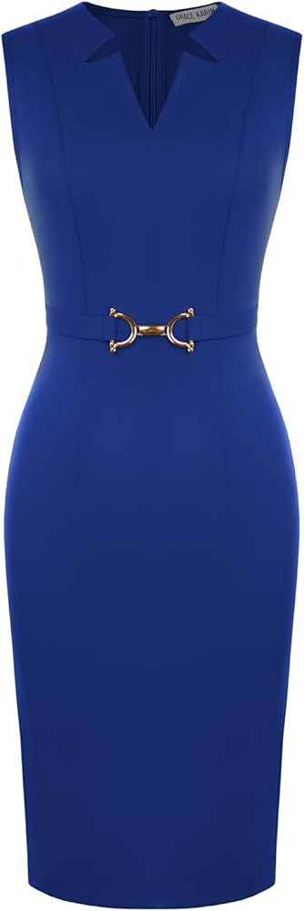 GRACE KARIN Womens Midi Work Business Formal Funeral Dresses 2026 | Amazon (US)