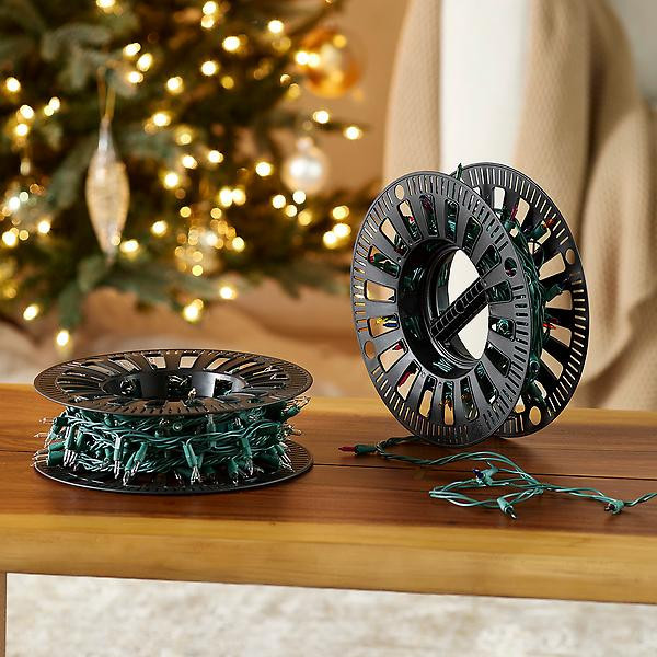 Light Storage Spools Pack of 2 | The Container Store