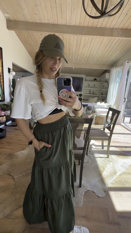 You can always count on Anthropologie for the most amazing maxi skirts! Last year around springtime I purchased two of my favorite skirts which I still wear to this day and this army green one will be added to my collection for sure! 💚

#LTKVideo #LTKSeasonal #LTKstyletip