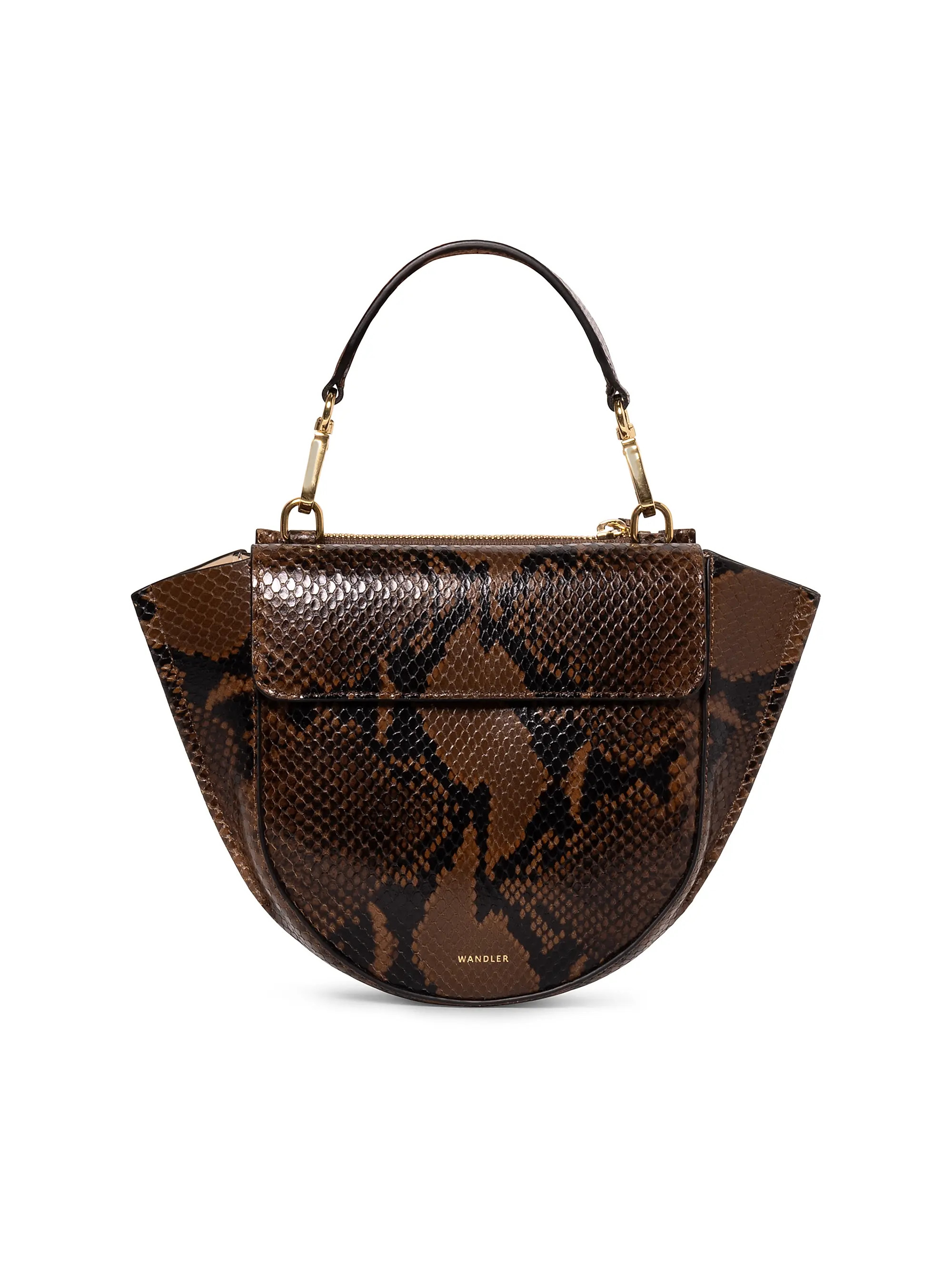 Mini Hortensia Pytthon-Embossed-Leather Top Handle Bag | Saks Fifth Avenue