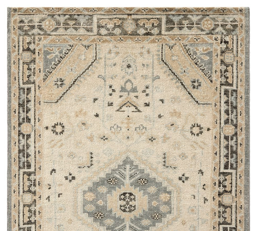 Clara Hand-Knotted Wool Rug | Pottery Barn (US)