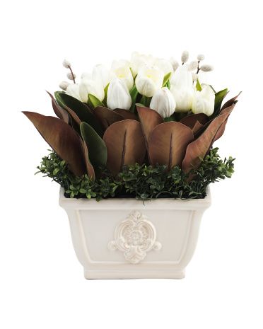 14in Real Touch Tulip Arrangement | TJ Maxx