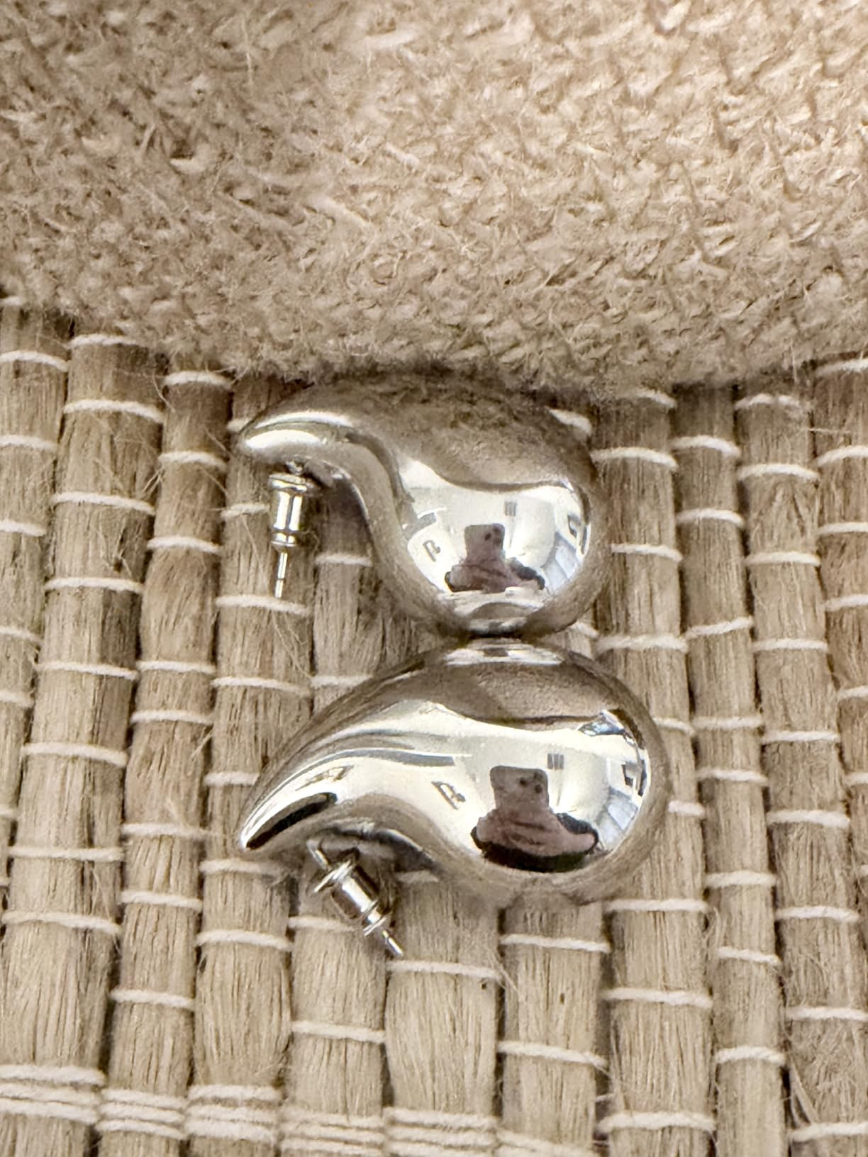 PAVOI 14K Gold Plated 925 Sterling Silver Post Teardrop Chunky Hoop Earrings - Lightweight Drop E... | Amazon (US)