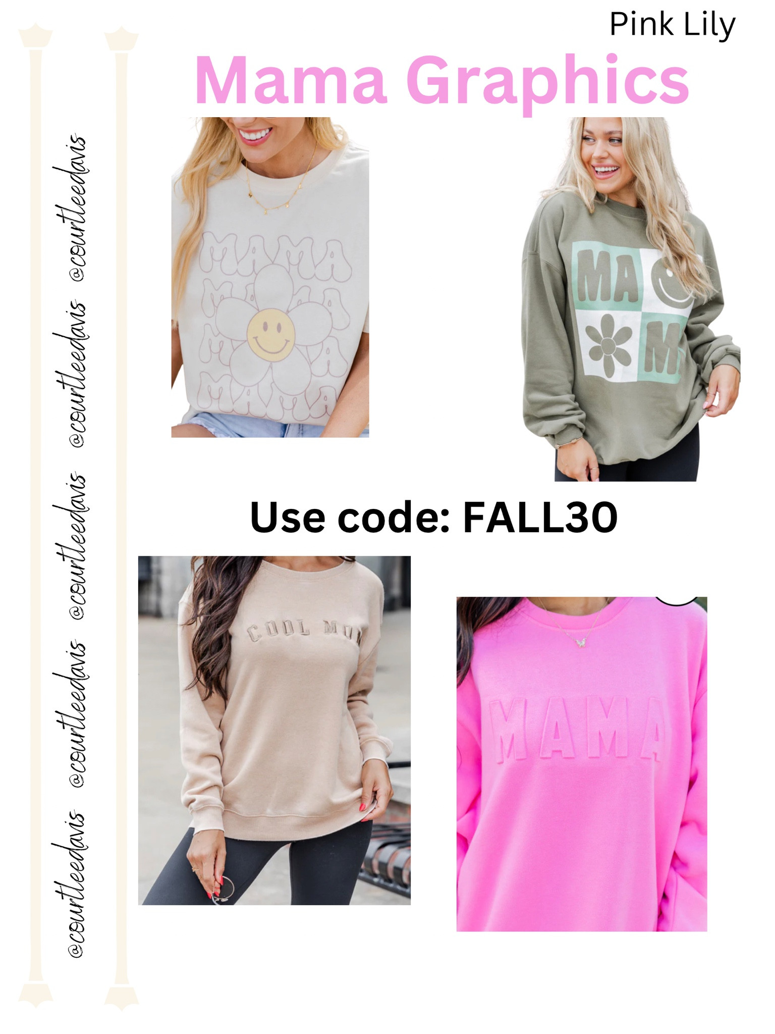 Mama Graphic Tees! FALL30 for 30% off! 