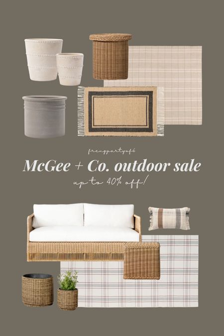 McGee & Co. Patio/outdoor sale! So many good finds, up to 40% off! Including the new plastic tumblers I just bought for the kiddos!

#LTKSeasonal #LTKhome #LTKsalealert