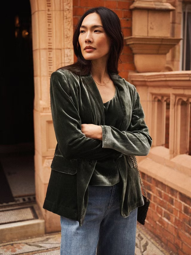 NRBY New May Velvet Jacket | John Lewis (UK)