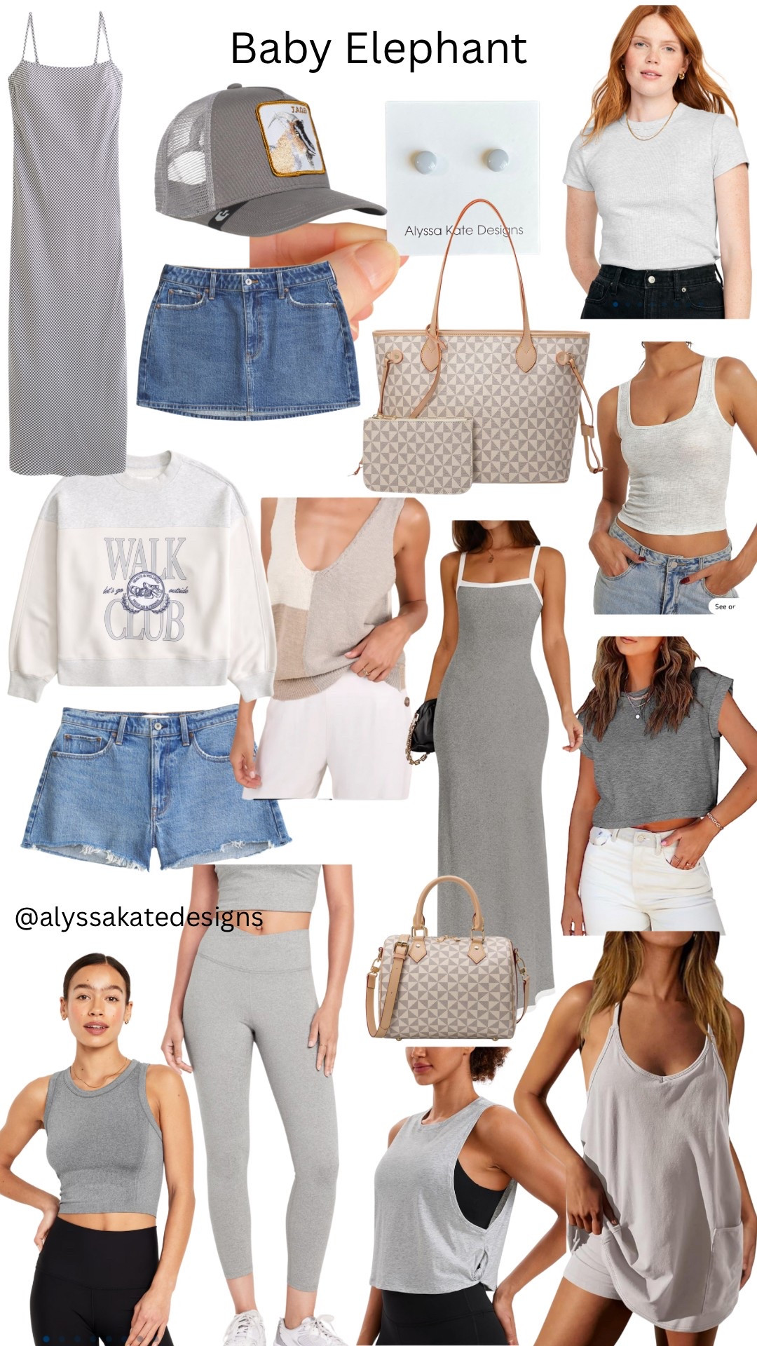 The perfect fitspo for your grey “Baby Elephant” studs by Alyssa Kate Designs 

#LTKActive #LTKStyleTip #LTKWatchNow