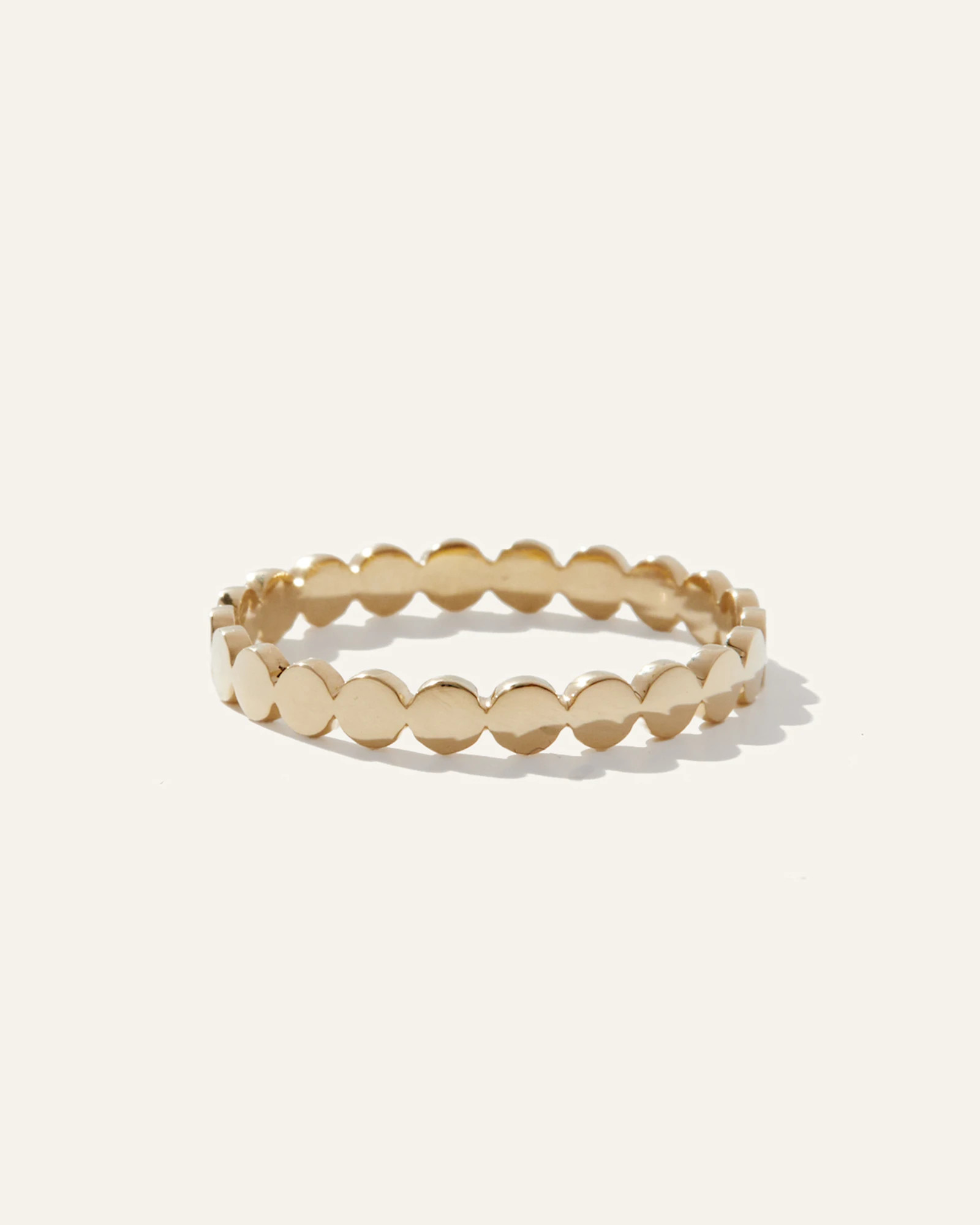 Quince | Women's 14K Gold Circle Eternity Band Rings in Yellow Gold, Size 5.5 | Quince