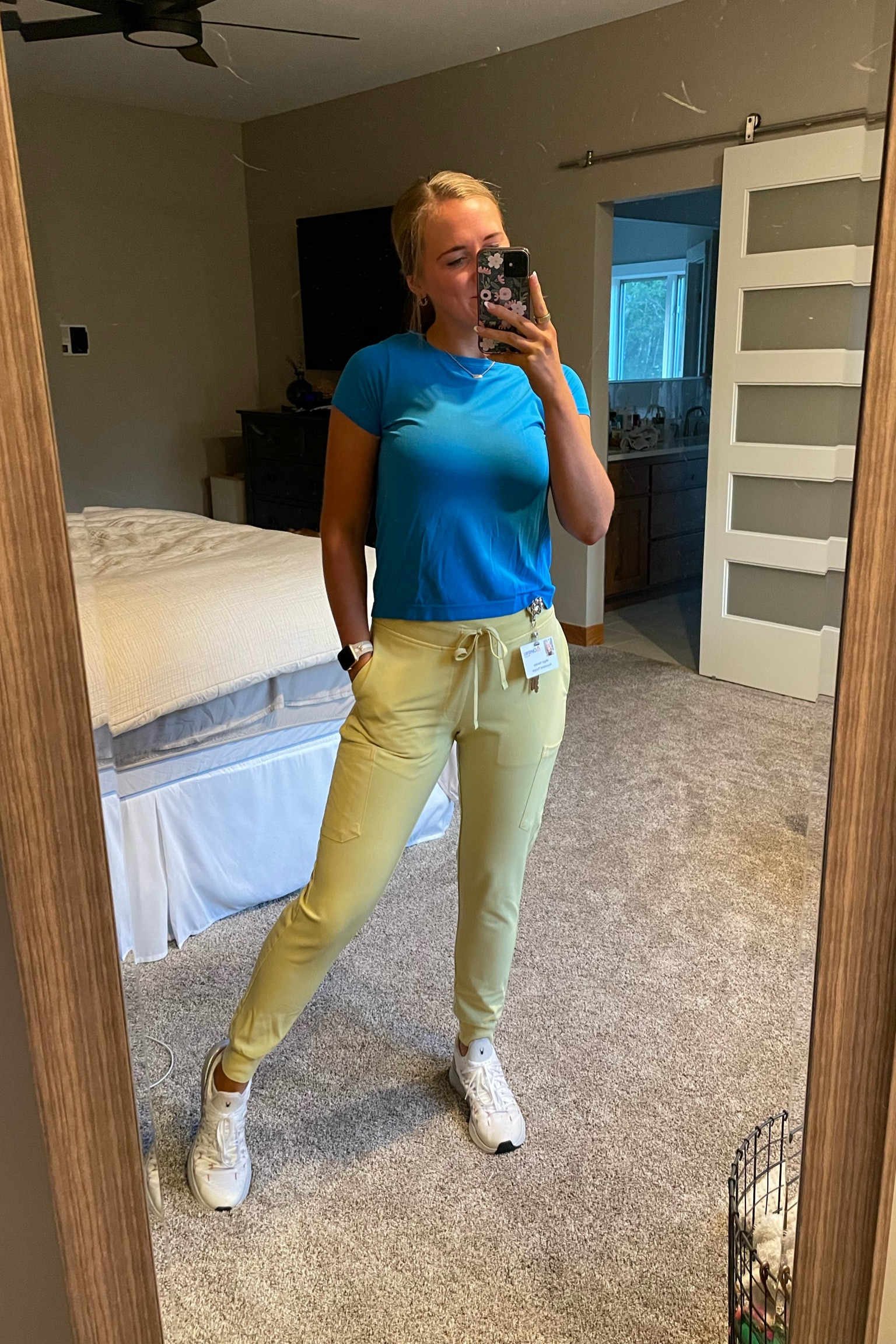 Here’s another one of my favorite shirts to pair with scrub pants! Comes in a few color options  

#LTKWorkwear