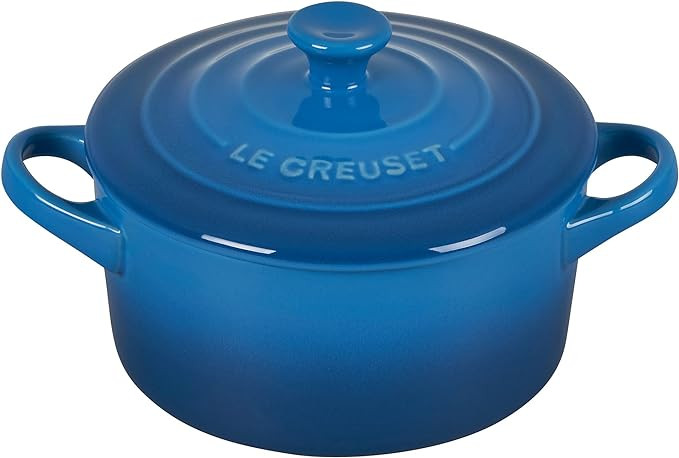 Le Creuset Stoneware Mini Round Cocotte, 14 oz., Marseille | Amazon (US)