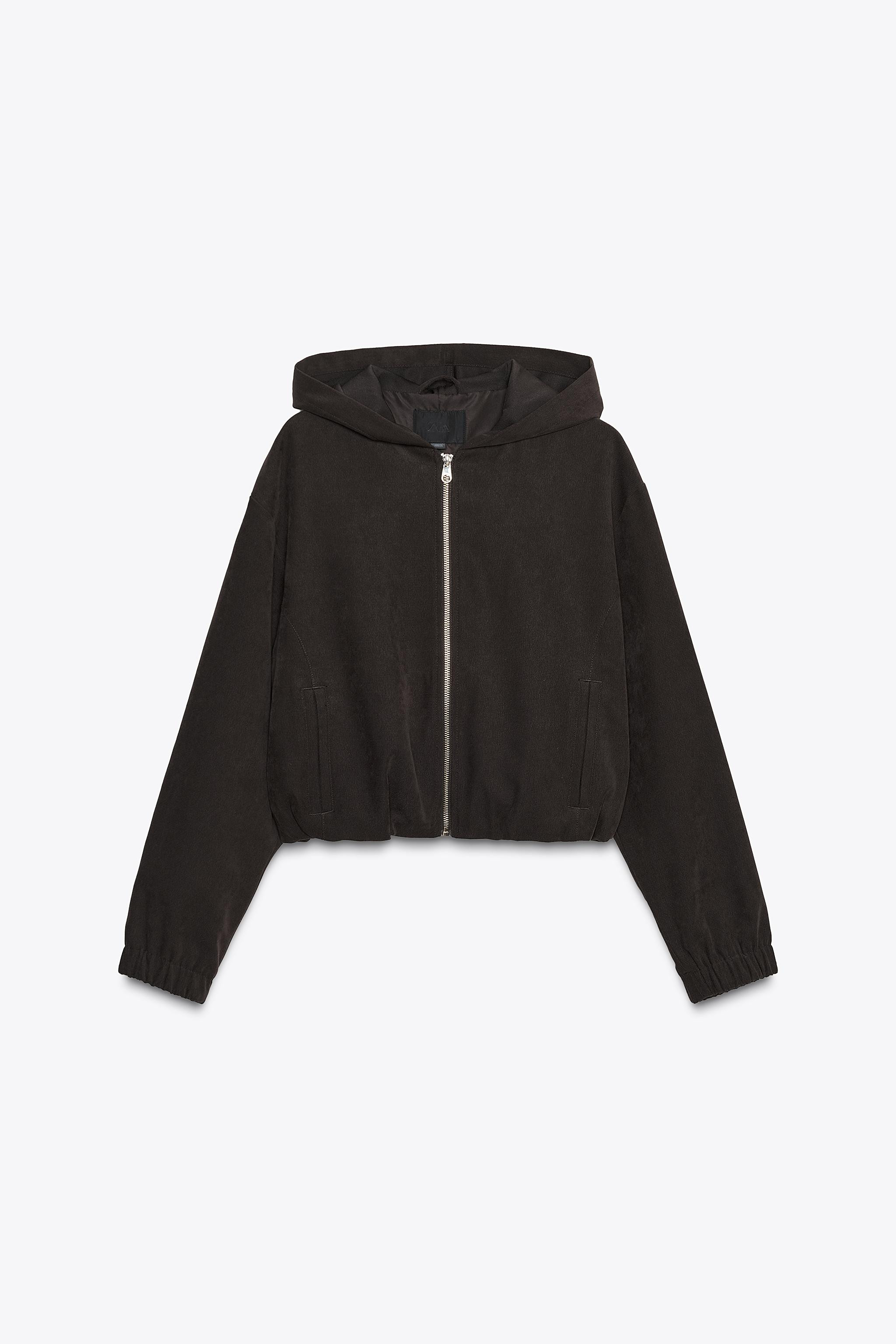 HOODED BOMBER JACKET | Zara UK