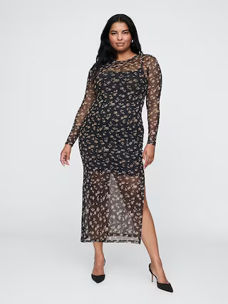 Mesh Midi Dress | Gap (US)