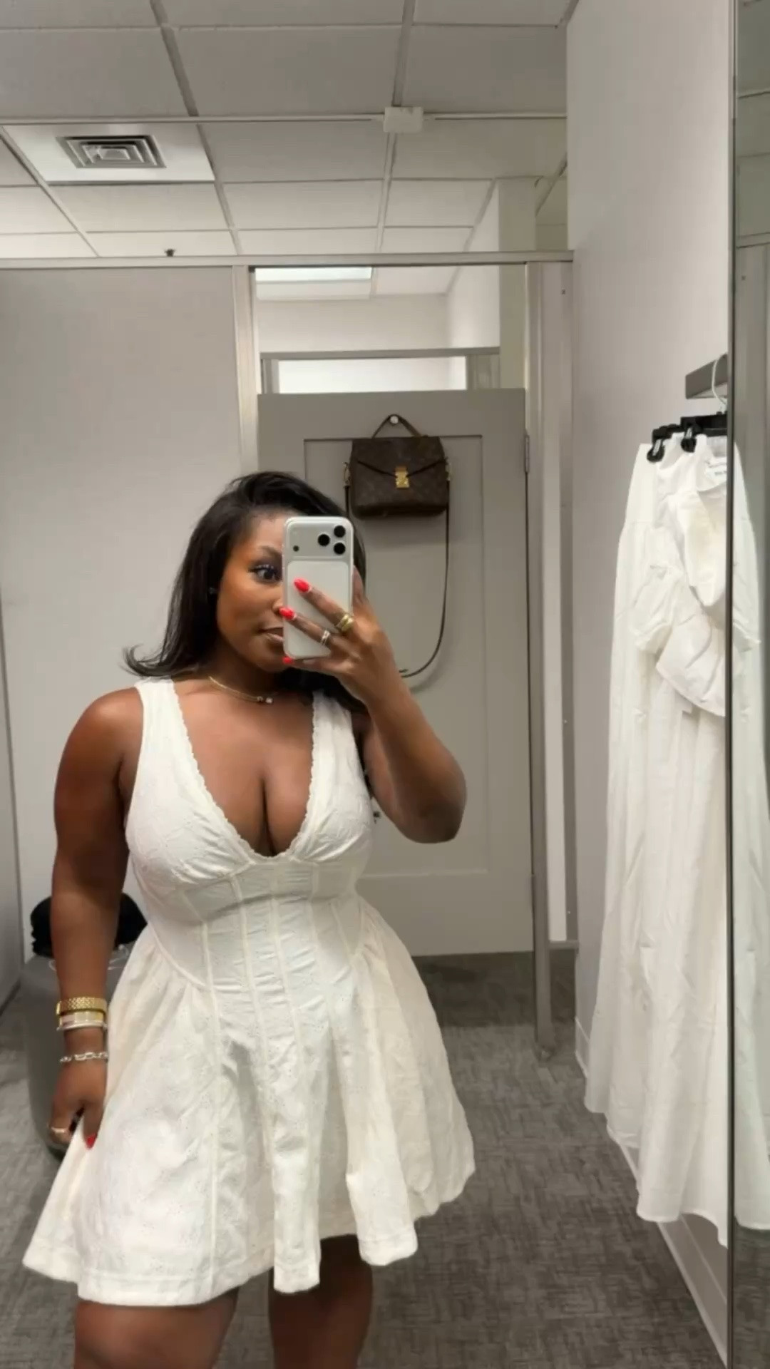 Dainty meets sexyyyyy 🙌🏾 The girls are sitting and the waist is snatched in. Love this little number for spring and summer 🤍

Dress: Size L

Linking the rest of my Nordstrom haul below! 

Summer outfits, vacation outfits, summer dresses, bridal dresses, Emmy Petit

#LTKMidsize #LTKSeasonal #LTKWedding
